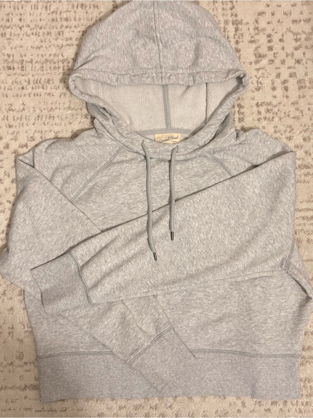 Universal Thread Light Gray Hooded Sweatshirt